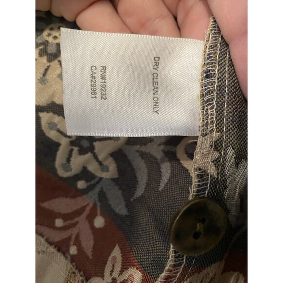 ALFRED DUNNER Tapestry Blazer Jacket Women's 20 Button Up Floral Notch Feminine - Picture 10 of 13